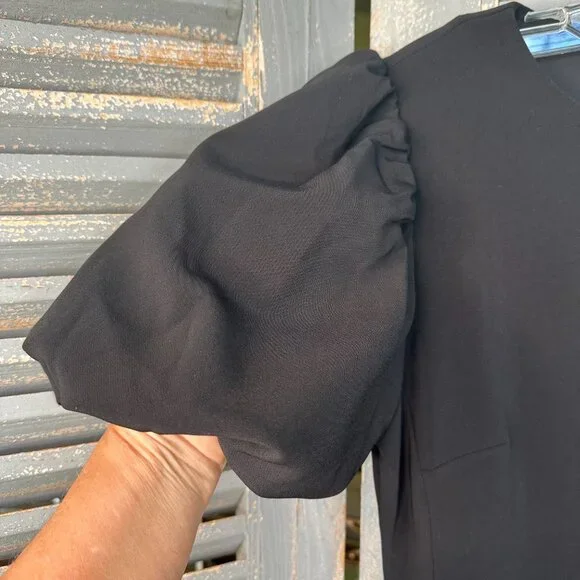 Hill House The Constance Midi Dress Black Sz XS NWT - Picture 7 of 16